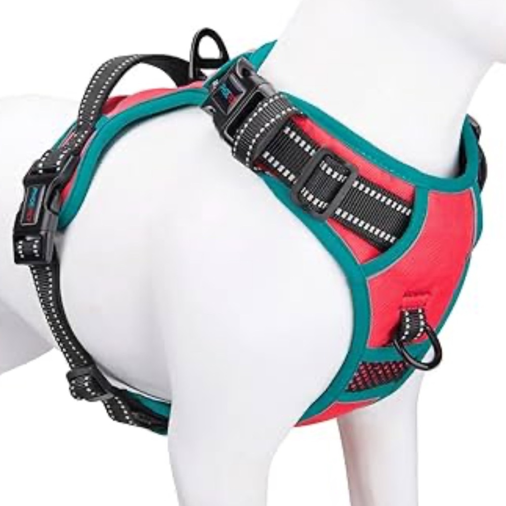 PHOEPET 2019 Upgraded No Pull Dog Harness, Reflective Adjustable Vest S/ 130/DC